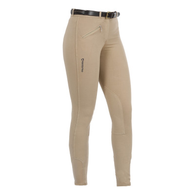 Pantalon femme Selene en coton stretch Equestro Beige