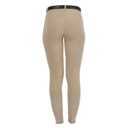 Pantalon femme Selene en coton stretch Equestro Beige Pantalon femme Selene en coton stretch Equestro Beige