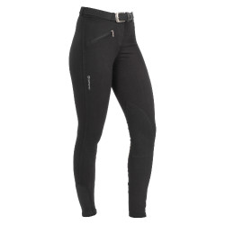 Pantalon femme Selene en coton stretch Equestro Noir