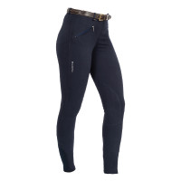 Pantalon femme Selene en coton stretch Equestro Marine Bleu marine Pantalon femme Selene en coton stretch Equestro Marine Bleu marine