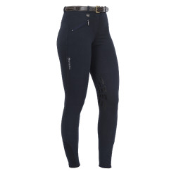 Pantalon femme Selene avec grip genou en coton stretch Equestro