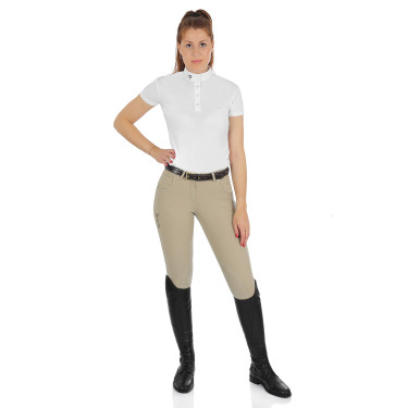 Pantalon femme Race en coton stretch Equestro Pantalon femme Race en coton stretch Equestro