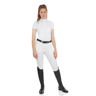 Pantalon femme Race en coton stretch Equestro Pantalon femme Race en coton stretch Equestro