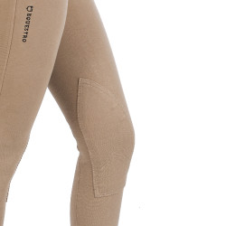 Pantalon femme Demetra en coton stretch Equestro Beige Pantalon femme Demetra en coton stretch Equestro Beige