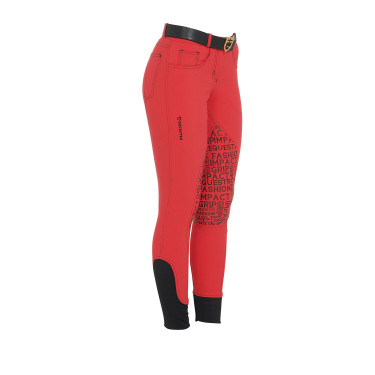 Pantalon femme avec grip genou en tissu technique Xeni Equestro Pantalon femme avec grip genou en tissu technique Xeni Equestro
