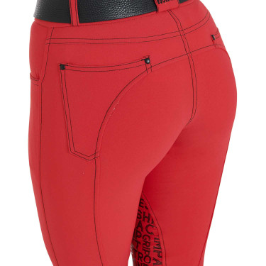 Pantalon femme avec grip genou en tissu technique Xeni Equestro Pantalon femme avec grip genou en tissu technique Xeni Equestro