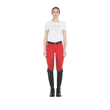 Pantalon femme avec grip genou en tissu technique Xeni Equestro Pantalon femme avec grip genou en tissu technique Xeni Equestro