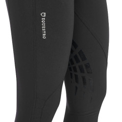 Pantalon femme avec grip genou en tissu technique Clio Equestro Noir