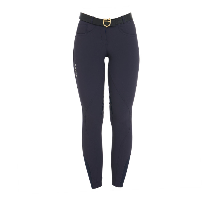 Pantalon femme avec grip genou en tissu technique Clio Equestro