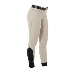 Pantalon femme avec grip intégral Aria en tissu technique Equestro Oxford tan Rose