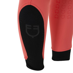 Pantalon femme avec grip intégral Aria en tissu technique Equestro Rouge coquelicot