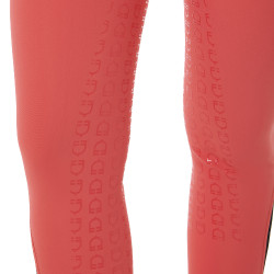 Pantalon femme avec grip intégral Aria en tissu technique Equestro Rouge coquelicot
