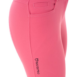 Pantalon femme avec grip intégral Aria en tissu technique Equestro Chèvrefeuille Rose