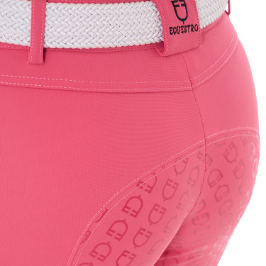 Pantalon femme avec grip intégral Aria en tissu technique Equestro Pantalon femme avec grip intégral Aria en tissu technique Equestro