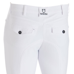 Pantalon été homme Caspar Light Equestro Blanc