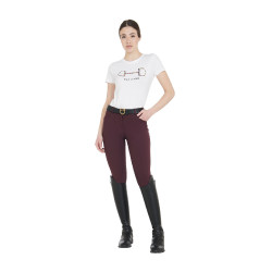 Pantalon été femme Zenda Light Equestro Prune Violet