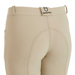 Pantalon enfant en tissu technique Equestro Encens Beige