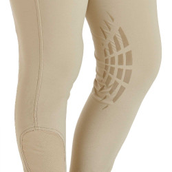 Pantalon enfant en tissu technique Equestro Encens Beige