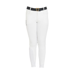 Pantalon enfant en tissu technique Equestro Blanc