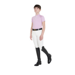 Pantalon enfant en tissu technique Equestro Blanc