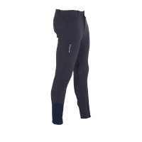 Pantalon avec grip genou homme en tissu technique Equestro Noir