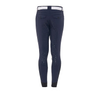 Pantalon avec grip complet homme en tissu technique Equestro Marine blazer Bleu marine Pantalon avec grip complet homme en tissu technique Equestro Marine blazer Bleu marine