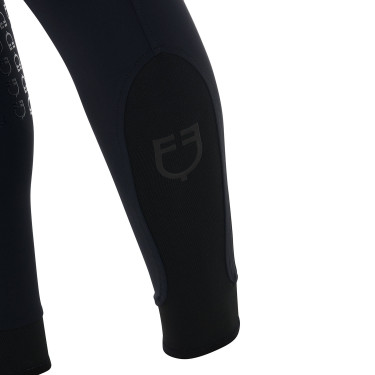 Pantalon avec grip complet homme en tissu technique Equestro Noir Pantalon avec grip complet homme en tissu technique Equestro Noir
