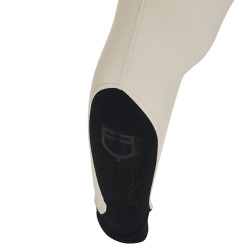Pantalon ajusté femme avec grip complet Aria Equestro Dollar sable Blanc