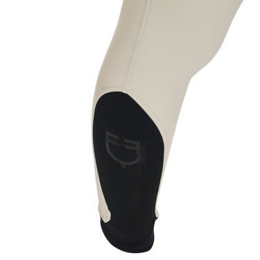 Pantalon ajusté femme avec grip complet Aria Equestro Dollar sable Blanc