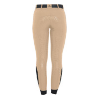 Pantalon ajusté femme avec grip complet Aria Equestro Encens Beige