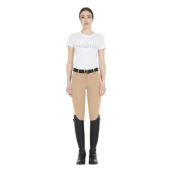 Pantalon ajusté femme avec grip complet Aria Equestro Encens Beige Pantalon ajusté femme avec grip complet Aria Equestro Encens Beige