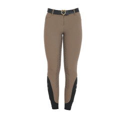 Pantalon ajusté femme avec grip complet Aria Equestro Walnut Marron
