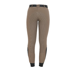 Pantalon ajusté femme avec grip complet Aria Equestro Walnut Marron