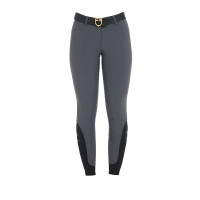 Pantalon ajusté femme avec grip complet Aria Equestro Blanc