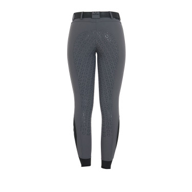 Pantalon ajusté femme avec grip complet Aria Equestro Asphalte Gris
