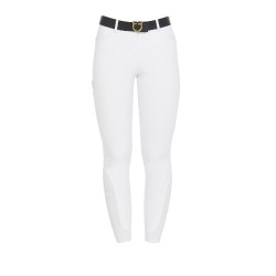 Pantalon ajusté femme avec grip complet Aria Equestro Blanc