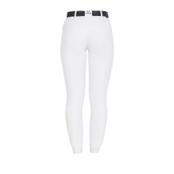 Pantalon ajusté femme avec grip complet Aria Equestro Blanc