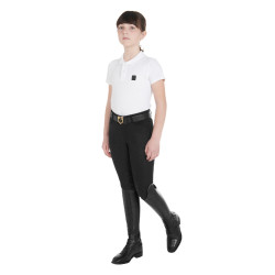 Pantalon ajusté enfant Amani Equestro Noir