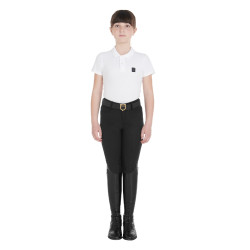 Pantalon ajusté enfant Amani Equestro Noir