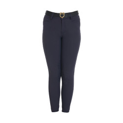 Pantalon ajusté enfant Amani Equestro Marine Bleu marine