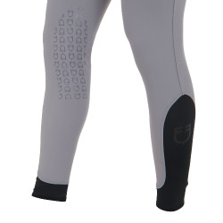Pantalon ajusté avec grip homme avec logo Caspar Equestro Gris givre