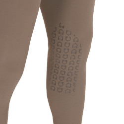 Pantalon ajusté avec grip homme avec logo Caspar Equestro Walnut Marron