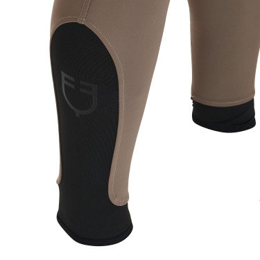 Pantalon ajusté avec grip homme avec logo Caspar Equestro Walnut Marron
