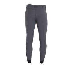 Pantalon ajusté avec grip homme avec logo Caspar Equestro Asphalte Gris