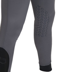 Pantalon ajusté avec grip homme avec logo Caspar Equestro Asphalte Gris