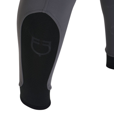 Pantalon ajusté avec grip homme avec logo Caspar Equestro Asphalte Gris