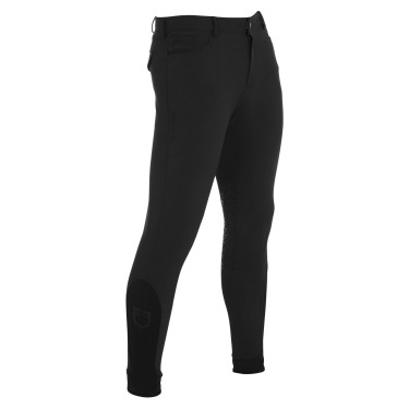 Pantalon ajusté avec grip homme avec logo Caspar Equestro Noir