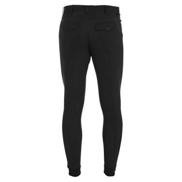 Pantalon ajusté avec grip homme avec logo Caspar Equestro Noir