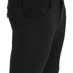 Pantalon ajusté avec grip homme avec logo Caspar Equestro Noir