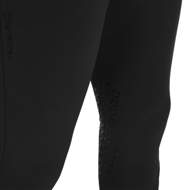 Pantalon ajusté avec grip homme avec logo Caspar Equestro Noir